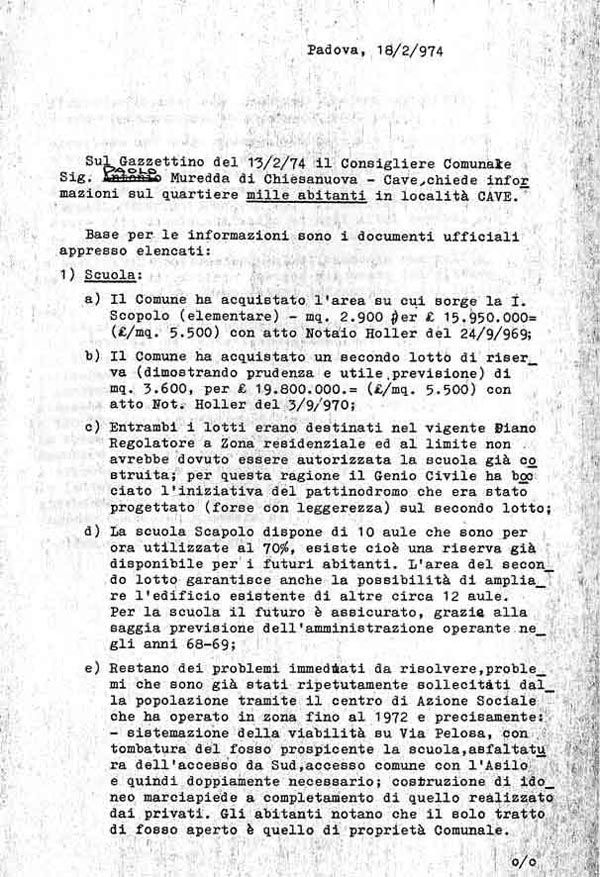Risposta del Lottizzante 1